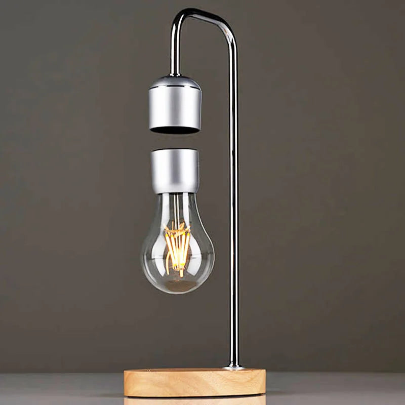 HoverGleam | Minimalistisk Magnetisk Svævende Bordlampe!