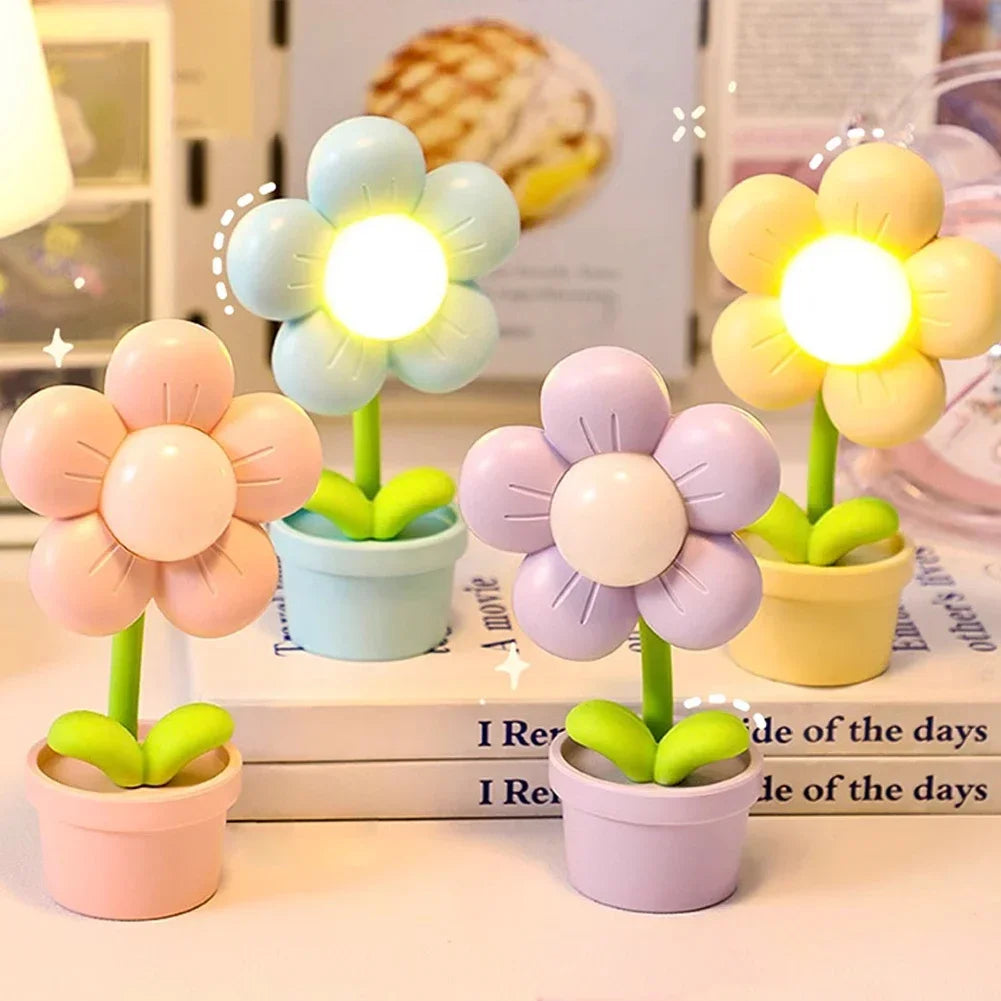 FloraLume | Mini Blomster Bordlampe!