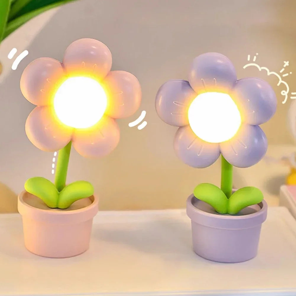 FloraLume | Mini Blomster Bordlampe!