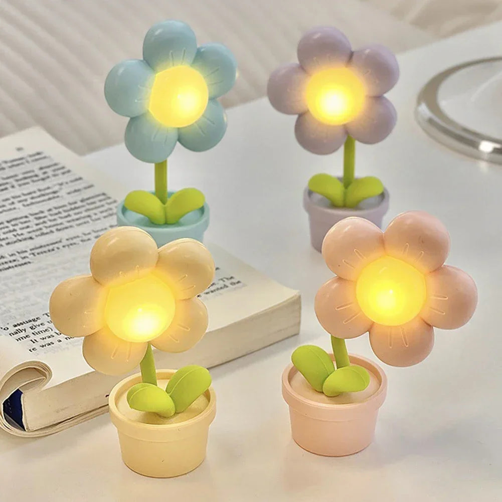 FloraLume | Mini Blomster Bordlampe!