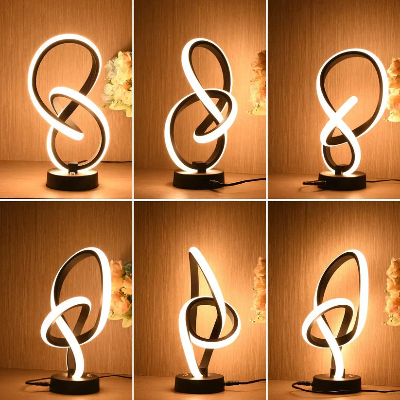 LysHarmoni | Moderne & Kreativ Bordlampe!