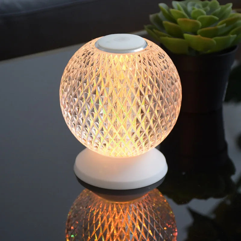 CrystalGlow | Trådløs Krystallampe!