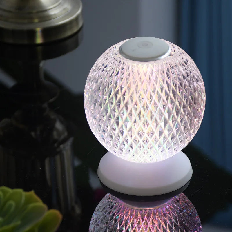 CrystalGlow | Trådløs Krystallampe!