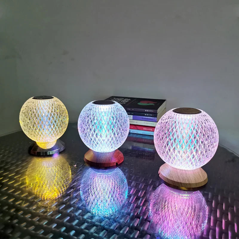 CrystalGlow | Trådløs Krystallampe!