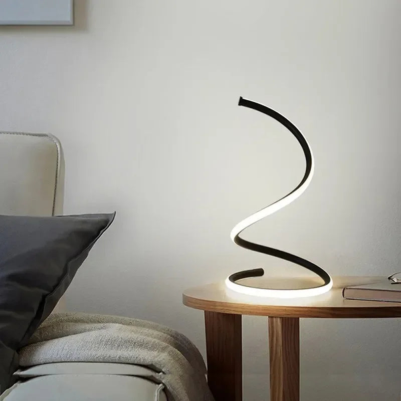LumiTwist | Elegant LED Bordlampe!