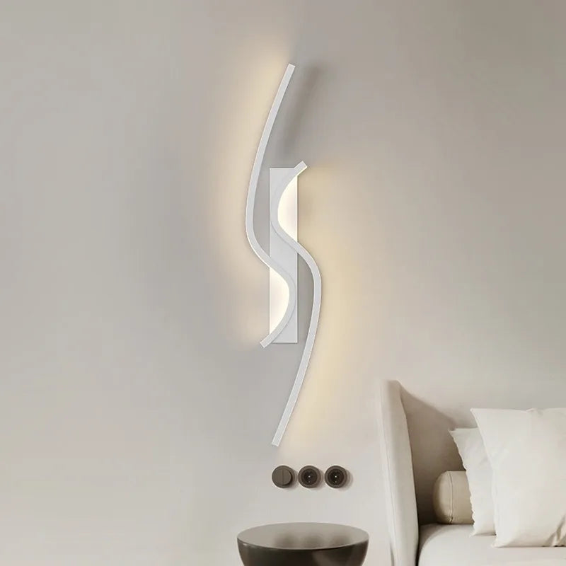 GlowArt | Elegant Buet Moderne Væglampe