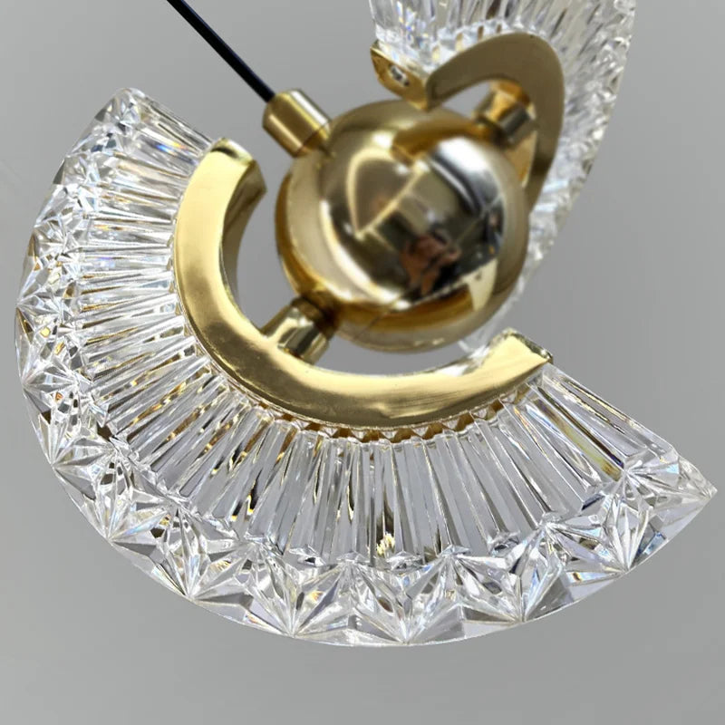 Pearluxe | Elegant Væglampe med Buet Design