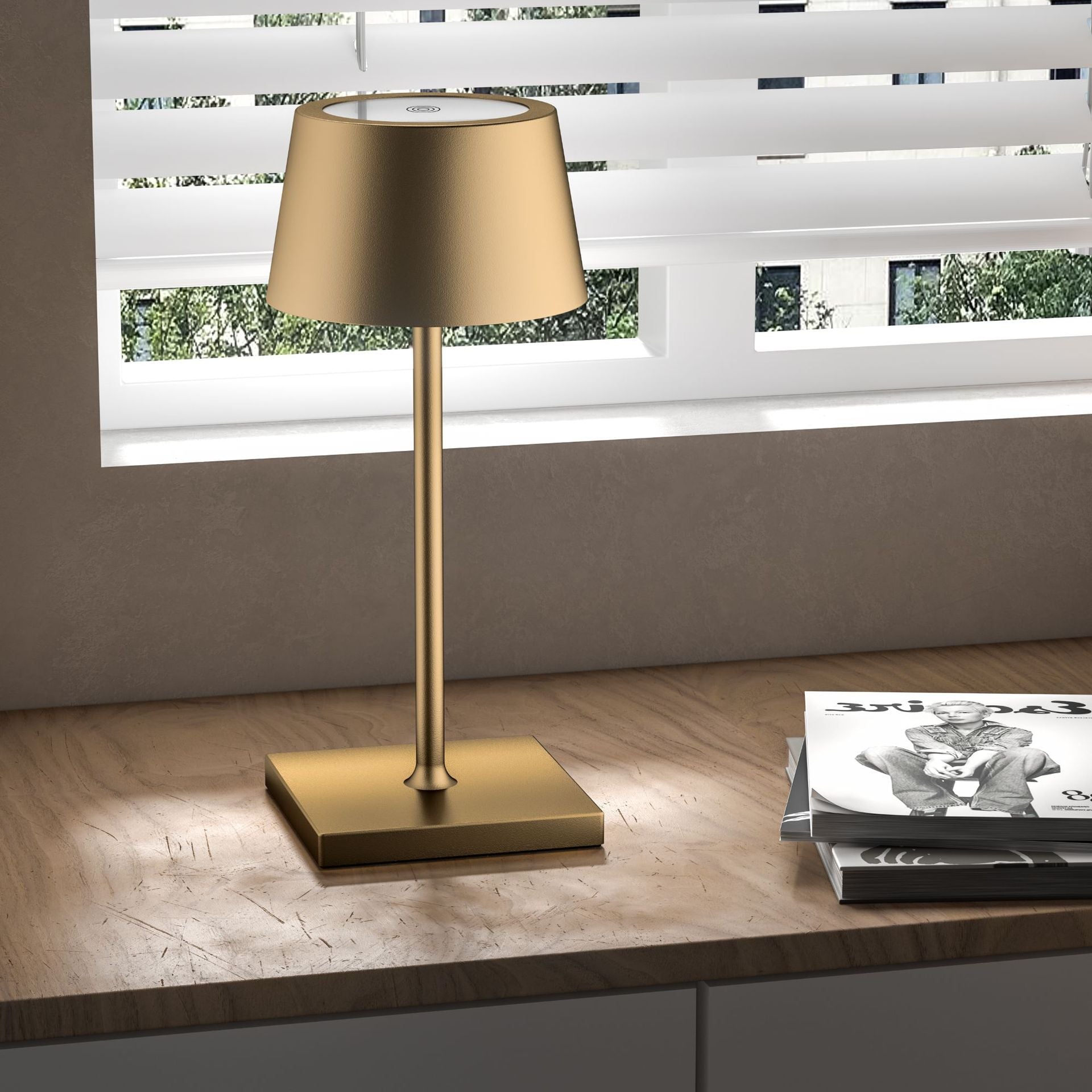 LumiÉlan | Stilfuld Trådløs Bordlampe!