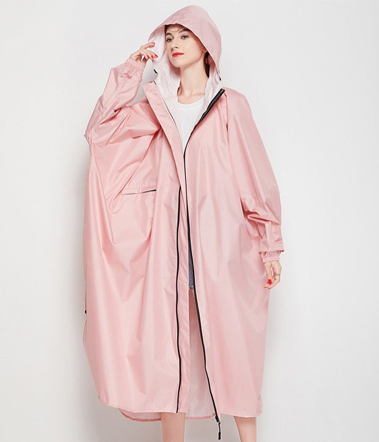 RainShield - Lang Regnponcho med Hætte