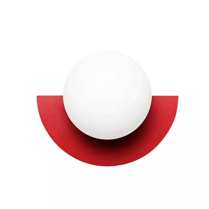 GloSphere |  Elegant og Slank Væglampe i Glas
