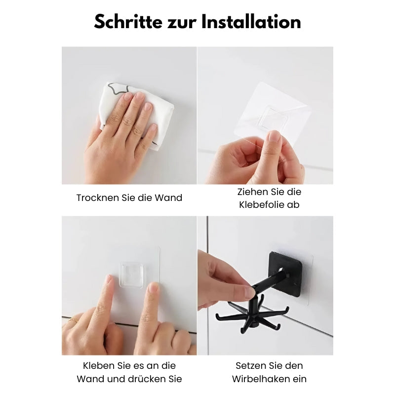 TwistHook | Alsidigt 360° roterende krogstativ
