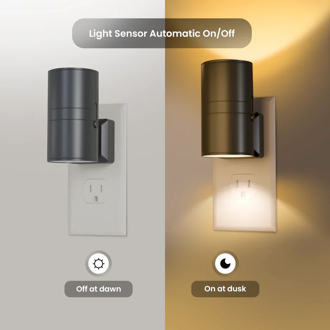 GlowSync | Justerbare natlamper med bevægelsessensorer