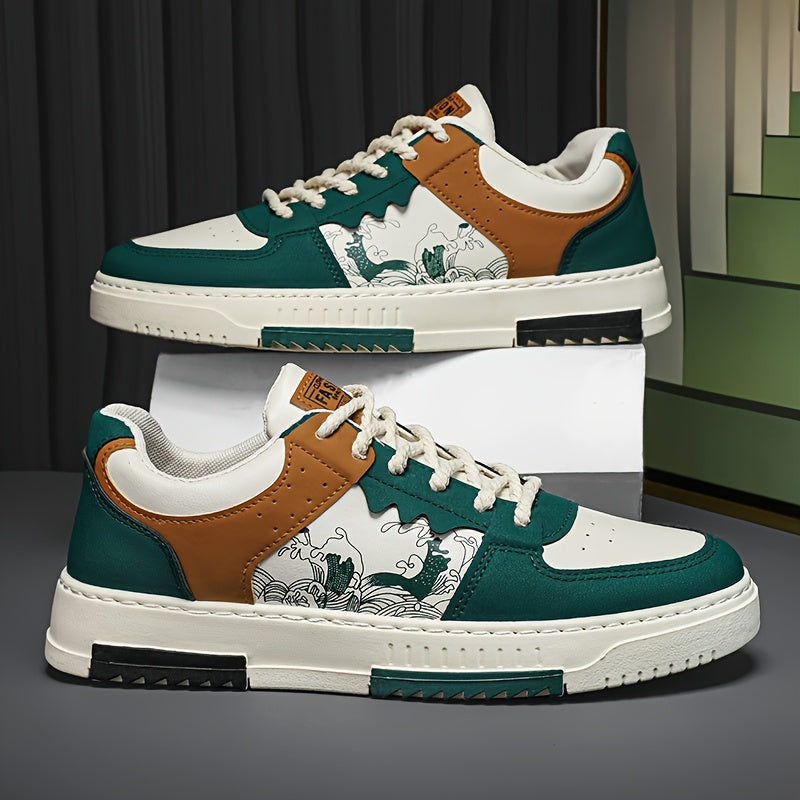 FlexStride - Stilrene Herresneakers | Lav skaft, TPU-sål, alsidig pasform!