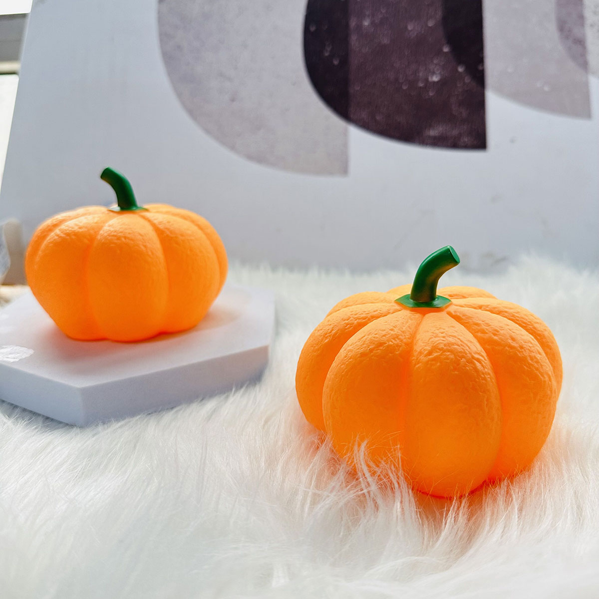 Pumpea - Kreativt Græskar-Natlys | 3-Pak 🎃✨