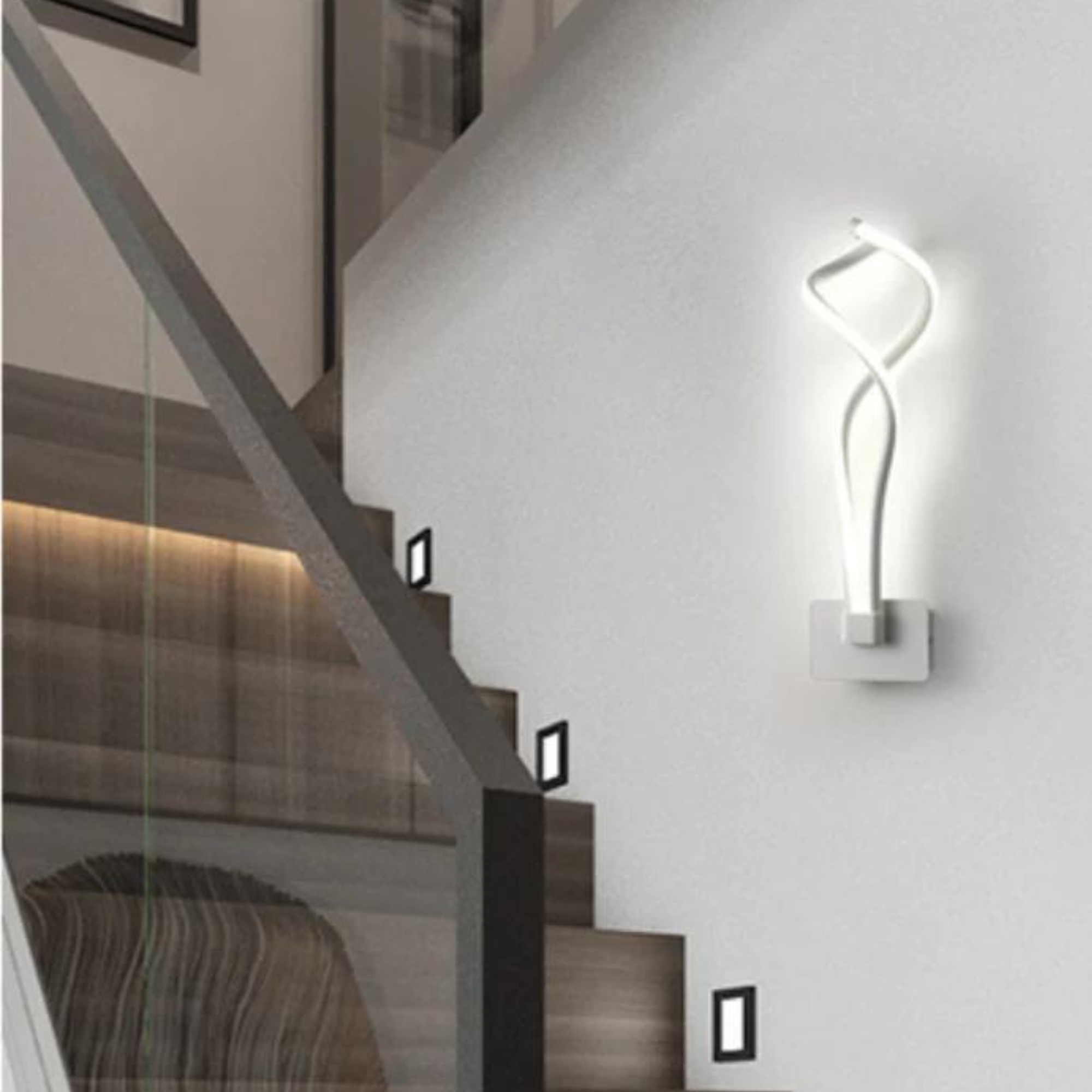 Illumina | Elegant Twistet Væglampe