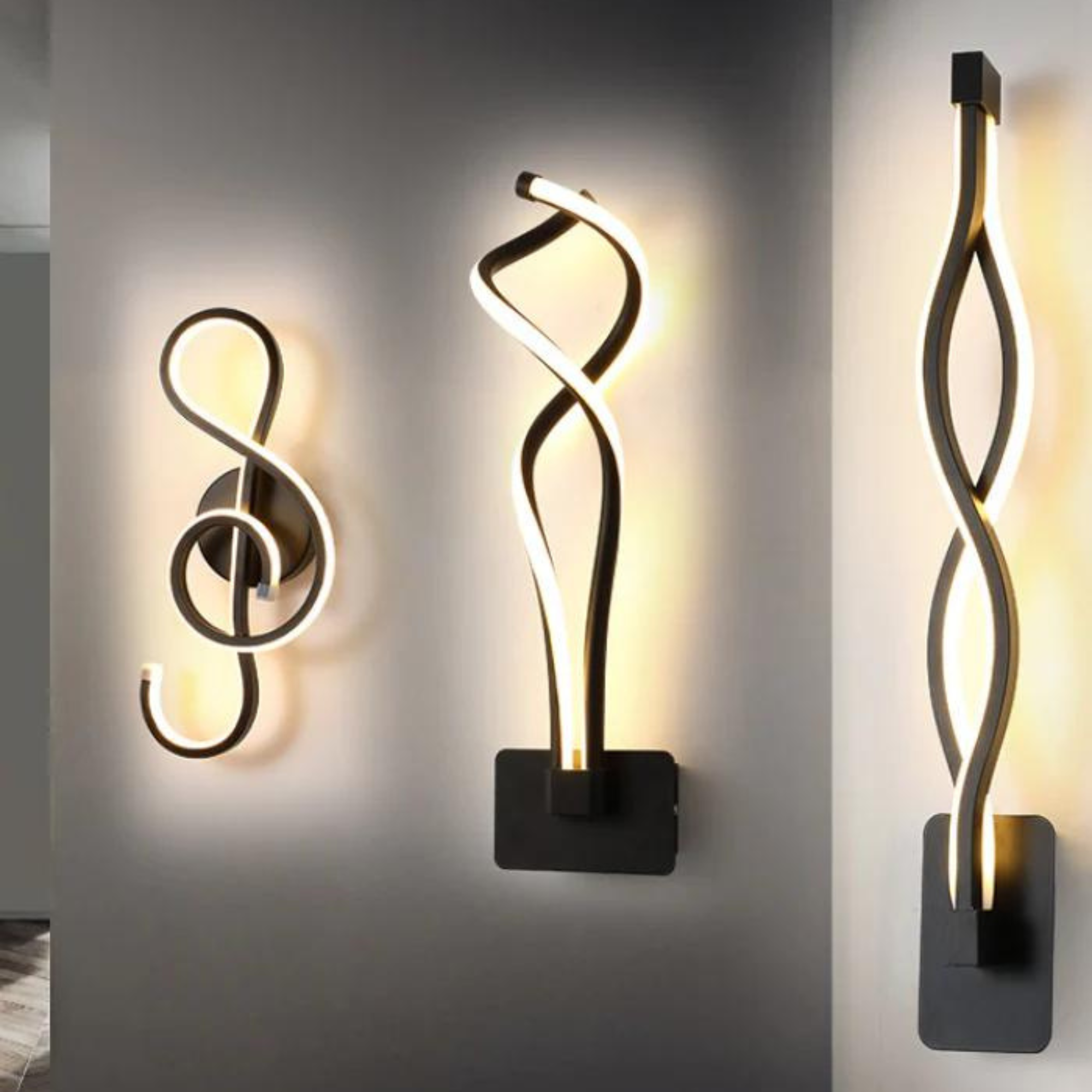 Illumina | Elegant Twistet Væglampe