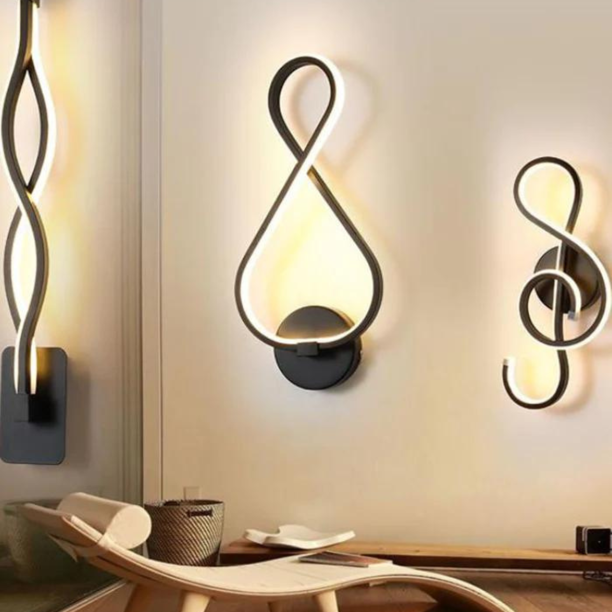 Illumina | Elegant Twistet Væglampe