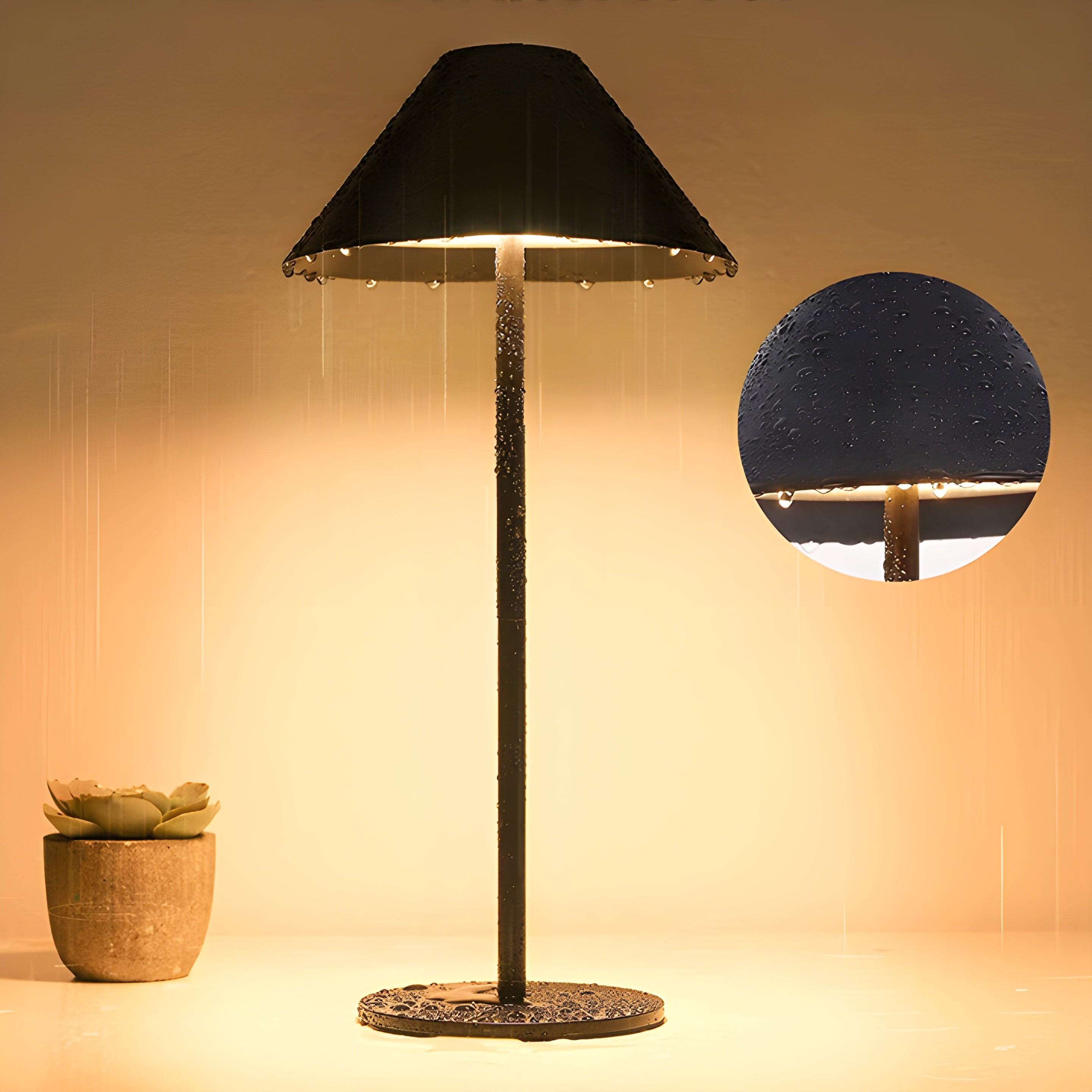 TouchGlow | Udendørs & Indendørs trådløs bordlampe!